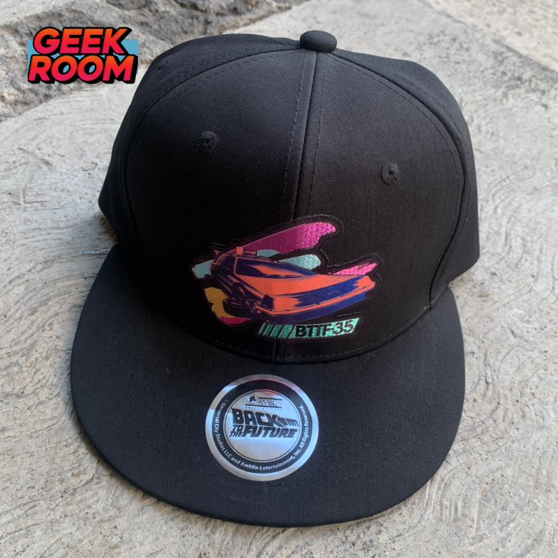 Back to the Future “Delorean Time Machine 35th Anniversary” Snapback
