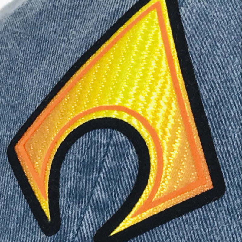 DC Comics Aquaman “Classic Logo” Blue Vintage